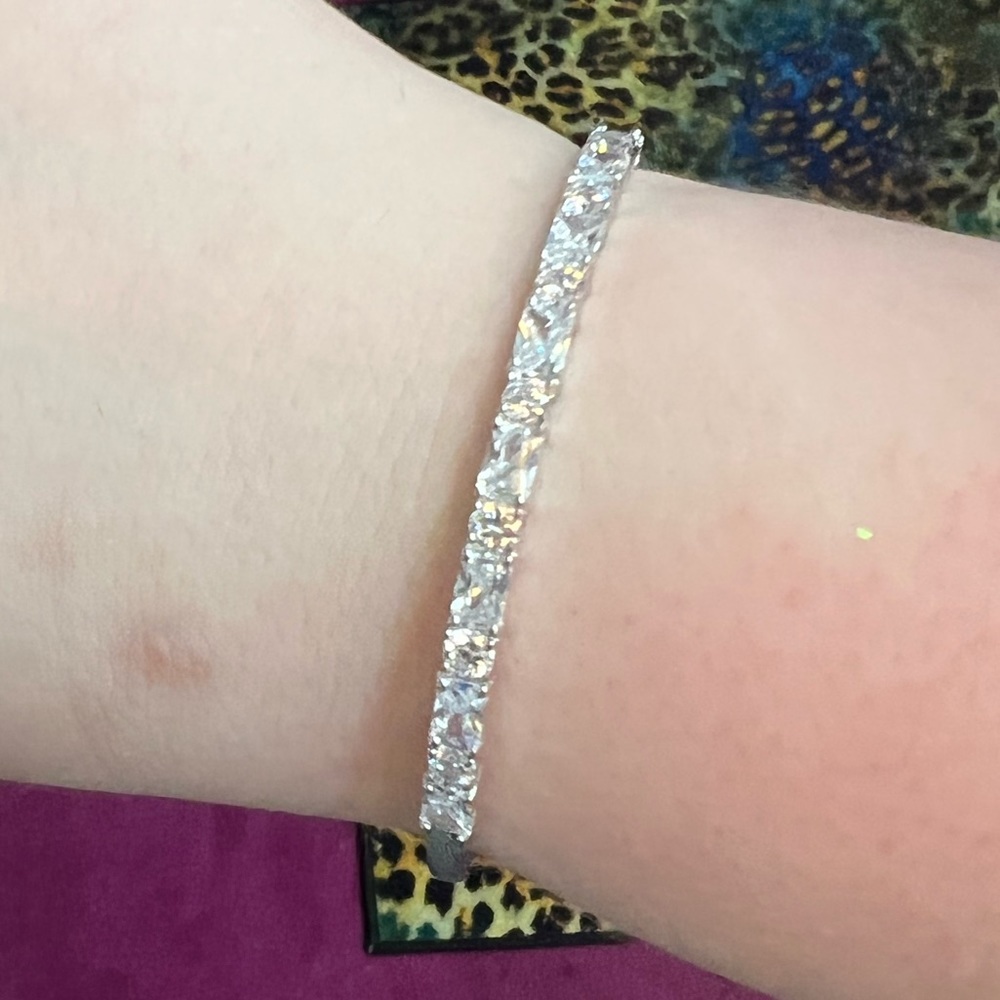 Sapphire cuff bracelet